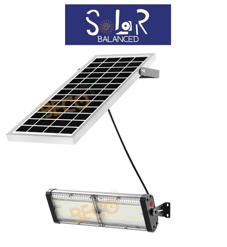 6000 Lumen- Commercial Solar LED Floodlight- Dusk Dawn – Solar Balanced